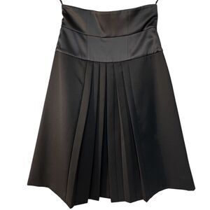 VINTAGE Saint Laurent YSL Pleated Midi Skirt - EU 38/US 8